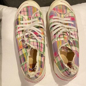 Rocket Dog Multicolor Plaid Sneakers Size 8.5